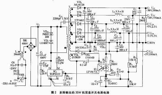 TOPSwitch-FX系列單片機(jī)開關(guān)電源