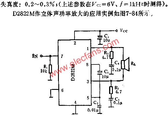 D2822M作BTL功率放大的應(yīng)用  www.socialnewsupdate.com