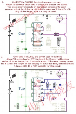 小型獨立報警電路的CMOS www.socialnewsupdate.com