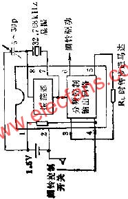 LH5544低頻時鐘集成電路的應用電路圖  www.socialnewsupdate.com