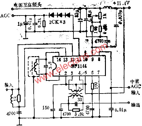 SF1144圖象中放電路的應(yīng)用電路圖  www.socialnewsupdate.com