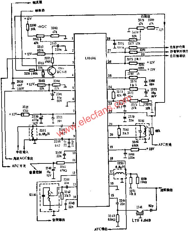 LH4501典型應(yīng)用電路圖  www.socialnewsupdate.com