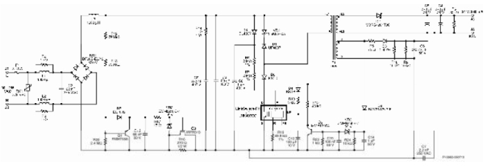 圖8:7 W可調(diào)光LED驅(qū)動(dòng)器電路圖。（電子系統(tǒng)設(shè)計(jì)）