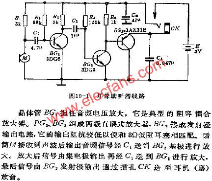耳聾助聽器電路  www.socialnewsupdate.com