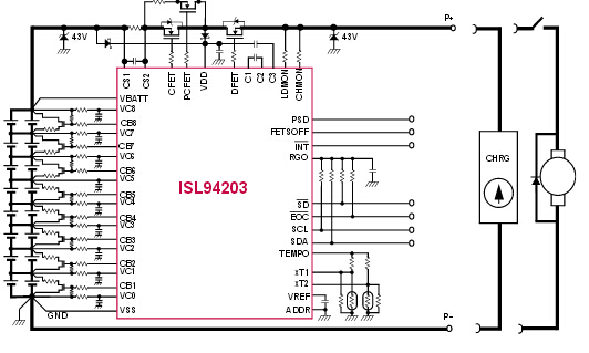 【intersil】電池保護(hù)、監(jiān)控與平衡解決方案