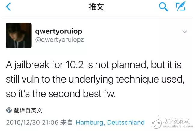暫無(wú)發(fā)布iOS10.2越獄計(jì)劃，不想用iOS10.2的可以等等iOS10.3發(fā)布