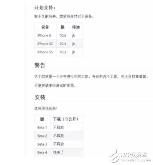 iOS10.3會(huì)出越獄？太不靠譜了，不要輕易相信！