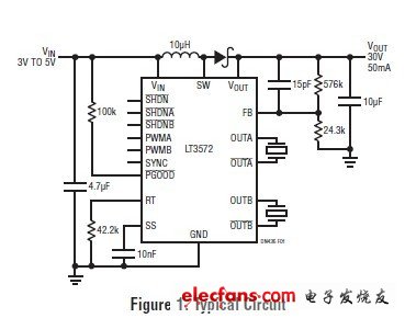 DN436微型全橋壓電馬達(dá)驅(qū)動(dòng)器