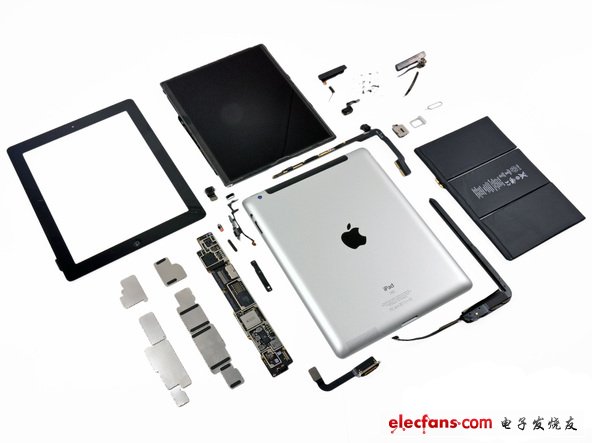 最新蘋果ipad 3拆解：高通、博通、三星包攬芯片