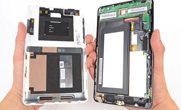 谷歌Nexus 7全球首拆解：與iPad的差距僅為1mm？（圖文）