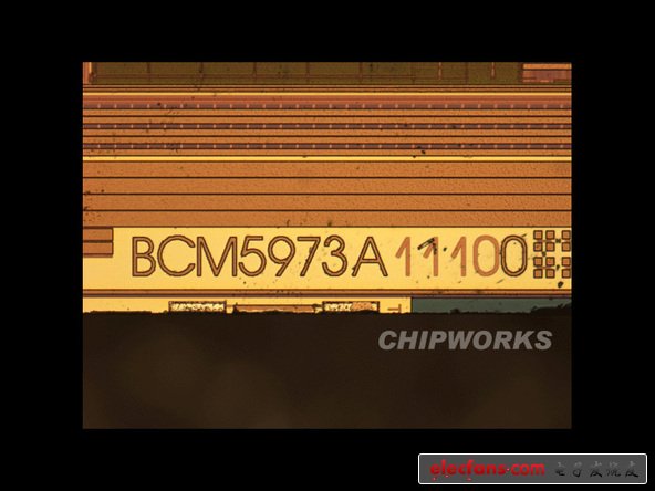 在NVM內(nèi)的博通 I/O 控制器 （用在觸控屏上）。