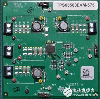 基于TPS65580的三通道同步降壓轉(zhuǎn)換器參考設(shè)計方案