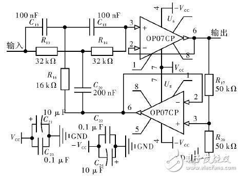 采用STM32的心電采集系統(tǒng)電路設計