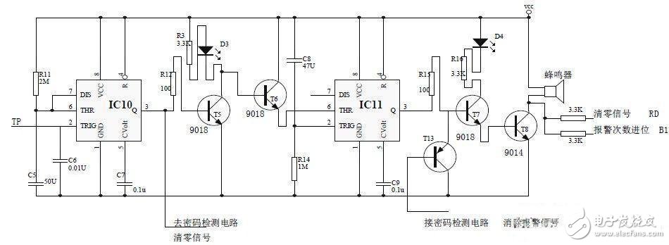 電子密碼鎖555單穩(wěn)態(tài)電路設(shè)計攻略