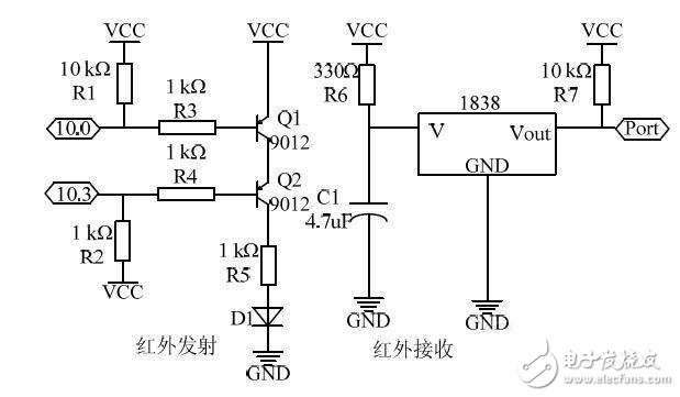 智能機器人紅外發(fā)送接收電路詳解