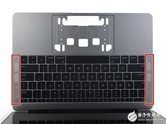 蘋果新Macbook Pro13寸拆解:集成度創(chuàng)新高度 搭配史上最好音質(zhì)