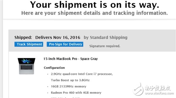 最新一批MacBook Pro已經(jīng)發(fā)貨！均為15英寸版本