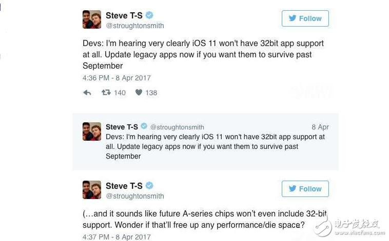 ios11將徹底封殺32位應(yīng)用！你的iphone需要更新了嗎？