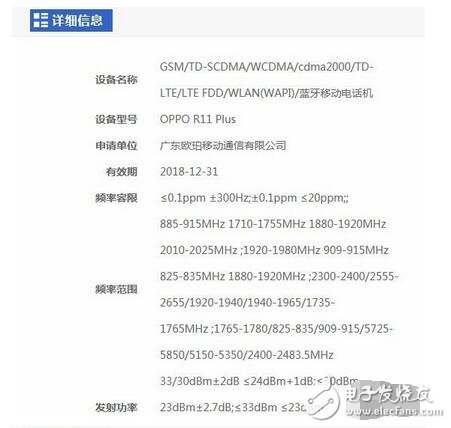國家無線電管理局最新公布的信息顯示，R11和R11 Plus已經(jīng)取得了型號核準(zhǔn)，而從認(rèn)證的型號看，其有多個版本可選，比如R11t、R11 Plust和R11 Plusk，這應(yīng)該是針對運(yùn)營商推出的相對應(yīng)版本。