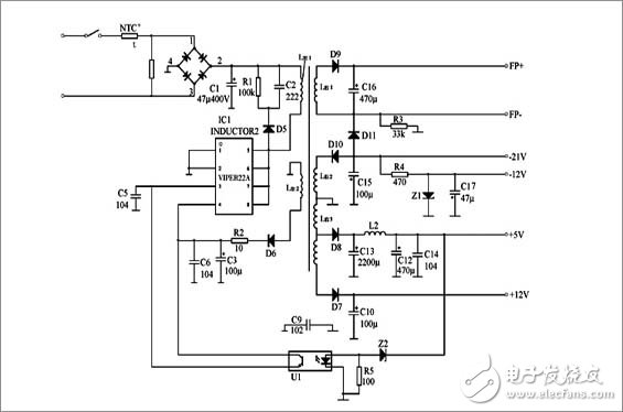 詳細解析開關電源電路：工作原理，電路組成，電路圖