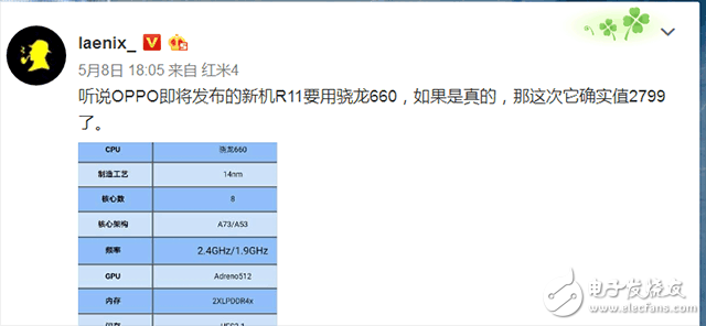 OPPOR11什么時候上市最新消息：驍龍660+6G+前置雙攝，OPPOR11打頭陣OPPOR11Plus后發(fā)！售價有驚喜？