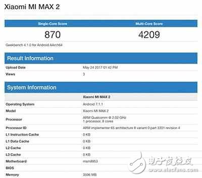 小米MAX2最新消息：小米MAX2發(fā)布會(huì)即將開始，小米MAX2跑分和核心配置泄露