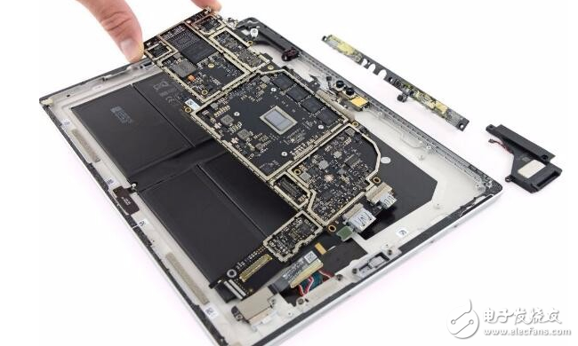 2017款Surface Pro拆解圖賞：維修難度大 僅得1分！