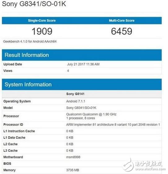 索尼Xperia XZ1最新消息,索尼Xperia XZ1跑分公布,為什么同樣是835,這款手機(jī)會(huì)如此厲害?