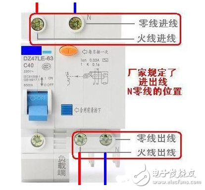 空氣開(kāi)關(guān)接線方法_空氣開(kāi)關(guān)型號(hào)選擇_空氣開(kāi)關(guān)接線圖詳解