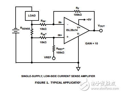 單、雙、四通用微功耗，軌到軌輸入運(yùn)算放大器ISL28114
