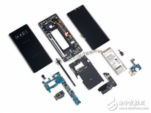 三星Galaxy Note8拆解詳情：你這是想不讓我換掉原裝電池呀！