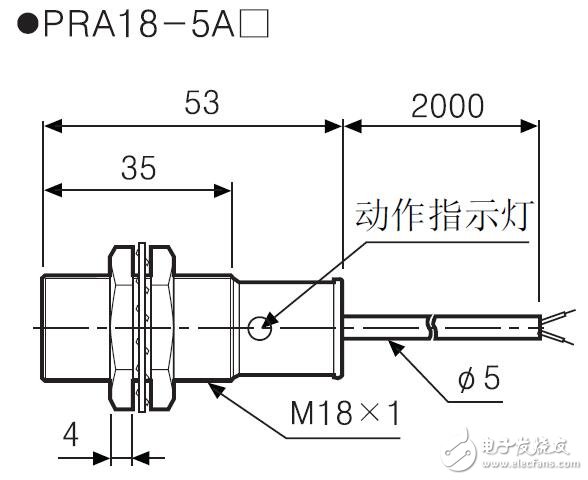 PRA系列接近開關(guān)的特點(diǎn)及連接