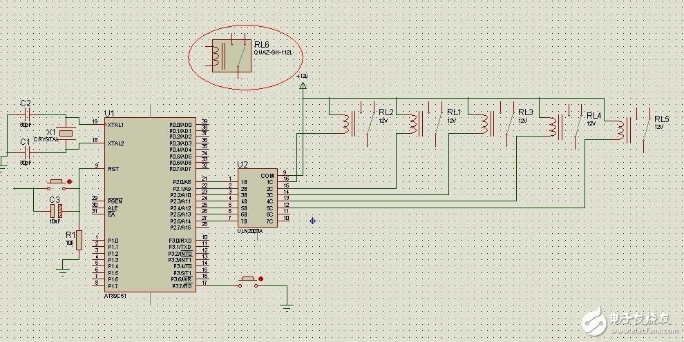 uln2003繼電器，ULN2003用于驅(qū)動(dòng)繼電器的電路