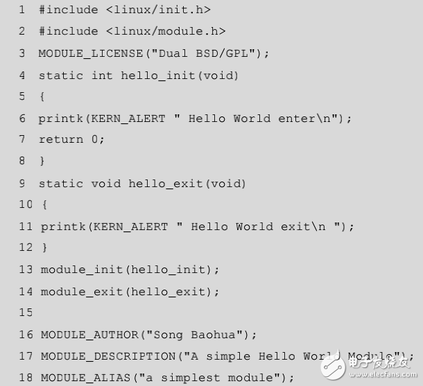 《Linux設(shè)備驅(qū)動開發(fā)詳解》第4章、Linux內(nèi)核模塊