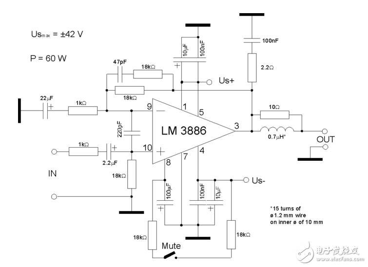 lm3886優(yōu)缺點_lm3886內(nèi)部電路圖