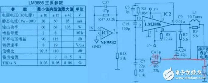 lm3886優(yōu)缺點_lm3886內(nèi)部電路圖