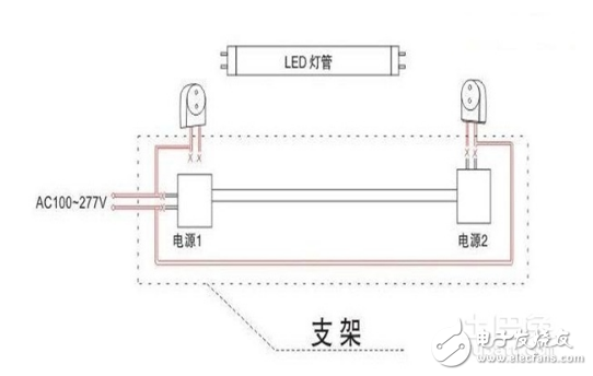 電子鎮(zhèn)流器接線(xiàn)圖