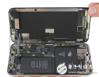 iPhone X拆解，揭露“齊劉?！焙碗p電池的秘密