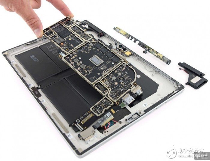 微軟全新Surface Pro拆解：SSD焊死 拆開易報(bào)廢